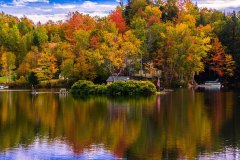2024 Autumn in Vermont Calendar -August 2024-Greenwood Lake Vermont