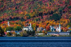 2024 Autumn in Vermont Calendar -October-2024-Island Pond Vermont