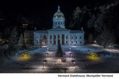 2024 Scenic Vermont Calendar -December 2024 - Vermont-Statehouse