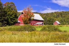 2024 Scenic Vermont Calendar -September-2024-Calais Vermont