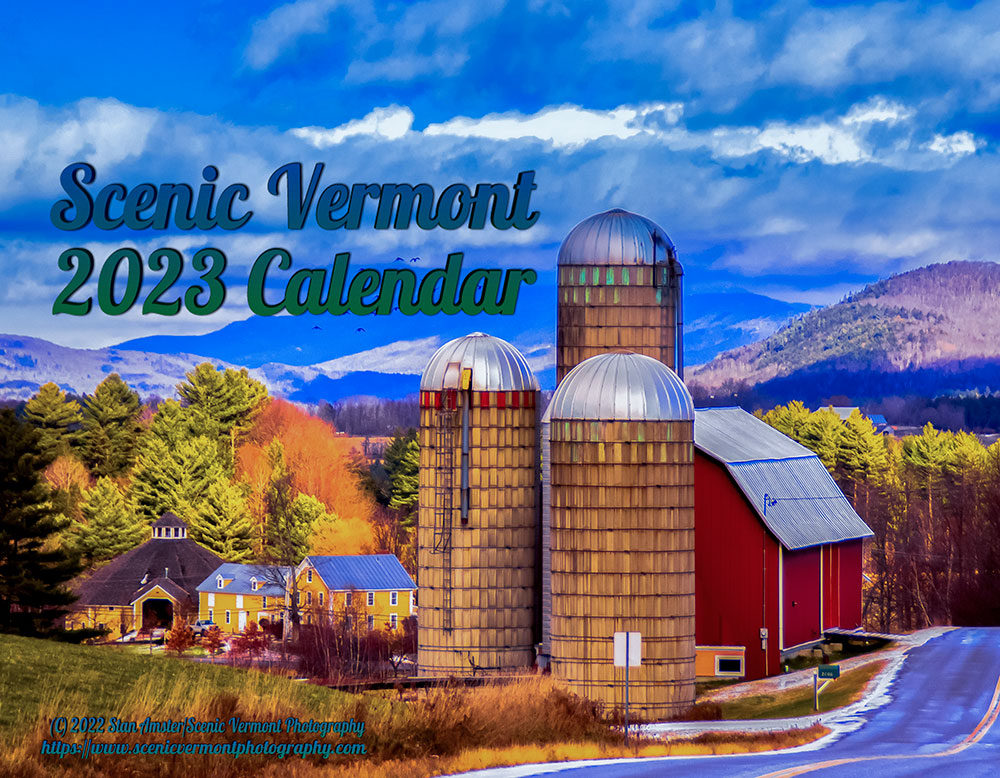 Scenic Vermont Vermont 2023 Calendar Front Cover